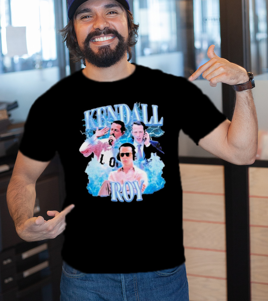 Kendall Roy Disgusting Brothers Iconic Character Moments Electric Blue T-Shirt