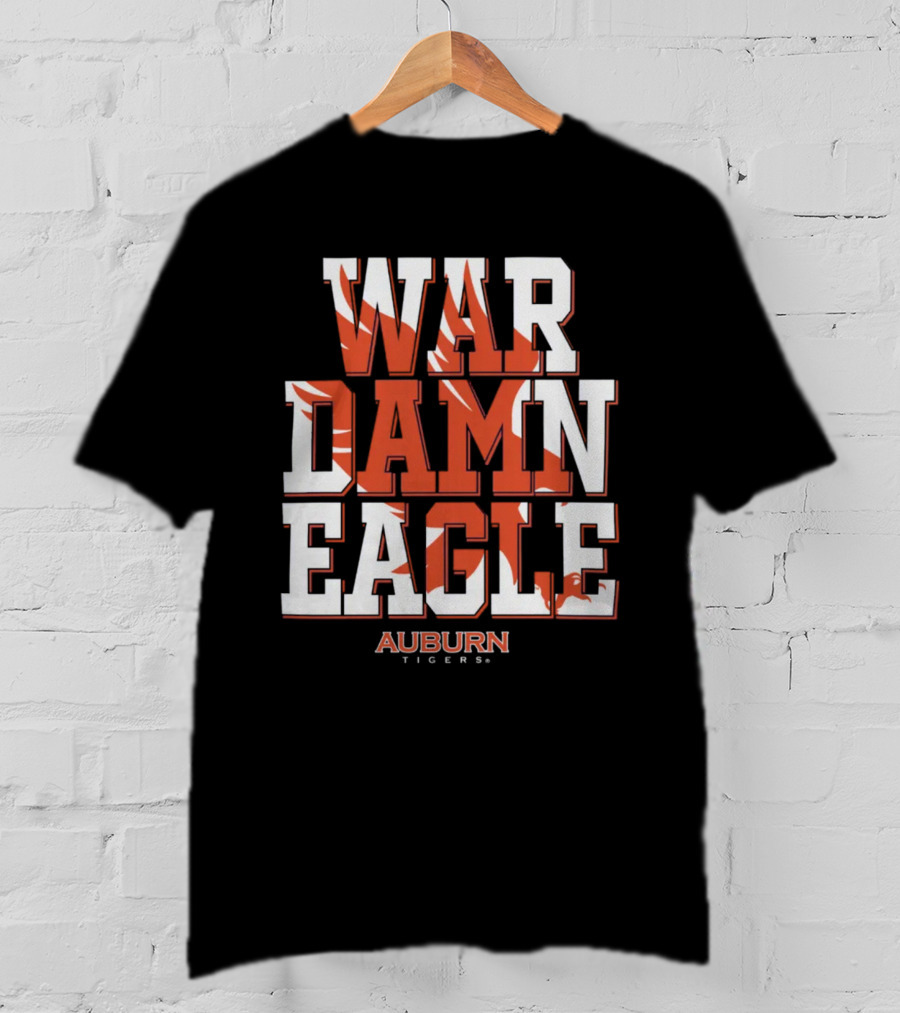 War Damn Eagle Auburn Tigers Fanatics Branded Hometown Collection T-Shirt