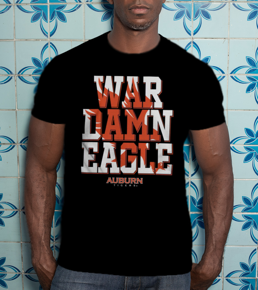 War Damn Eagle Auburn Tigers Fanatics Branded Hometown Collection T-Shirt