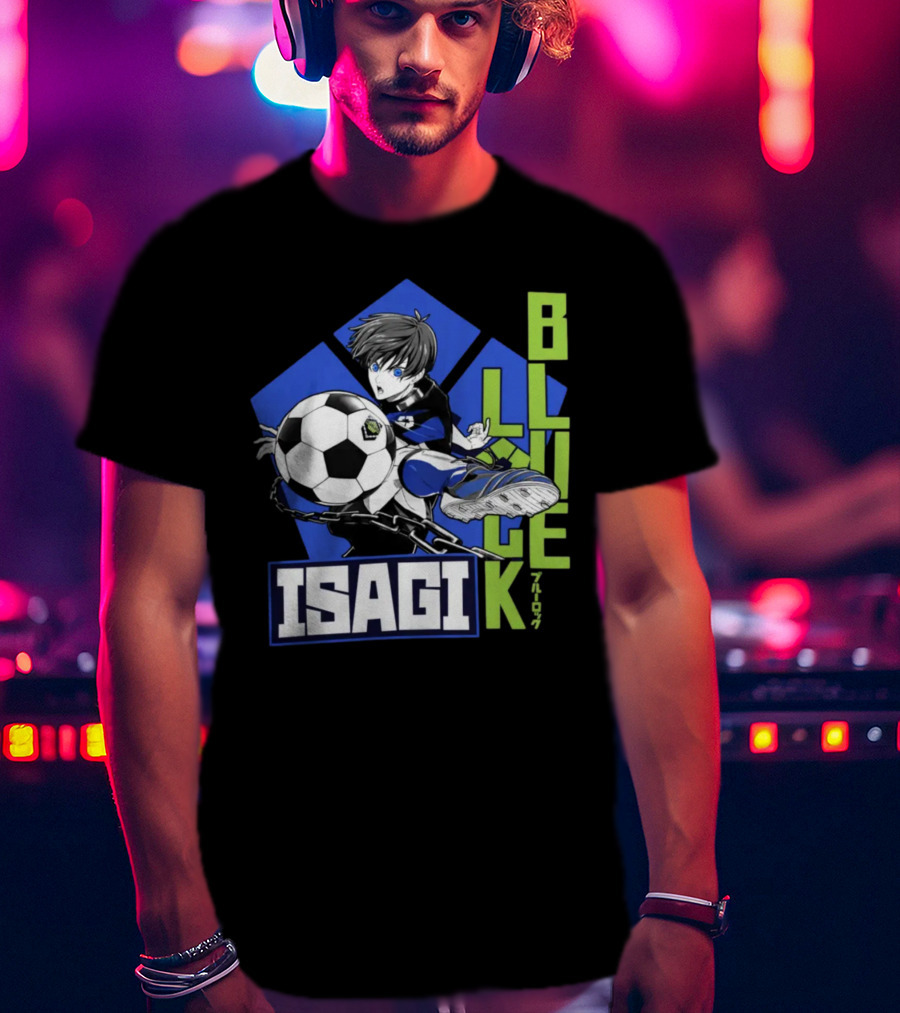 Crunchyroll Store Bluelock Isagi Soccer Star T-Shirt