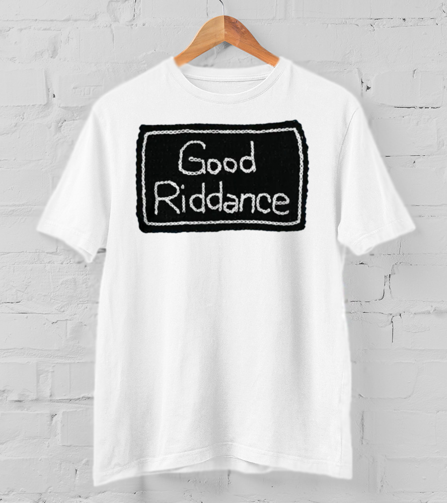 Gracie Abrams Good Riddance Crochet Black Patch T-Shirt