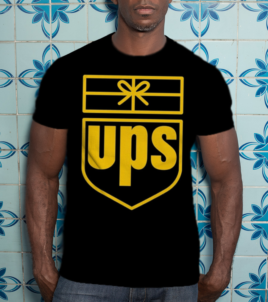 Fat Kid Deals UPS Logo Parody United Parcel Service T-Shirt