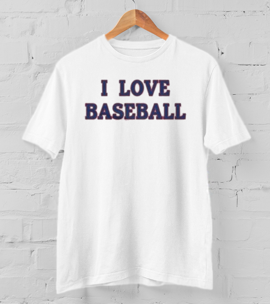 I Love Baseball T-Shirt