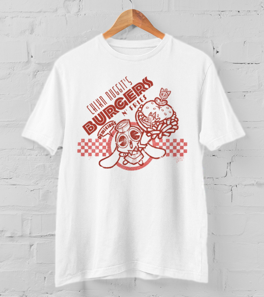 Chikn Nuggit's Dewicious Burgers N' Fries Diner T-Shirt