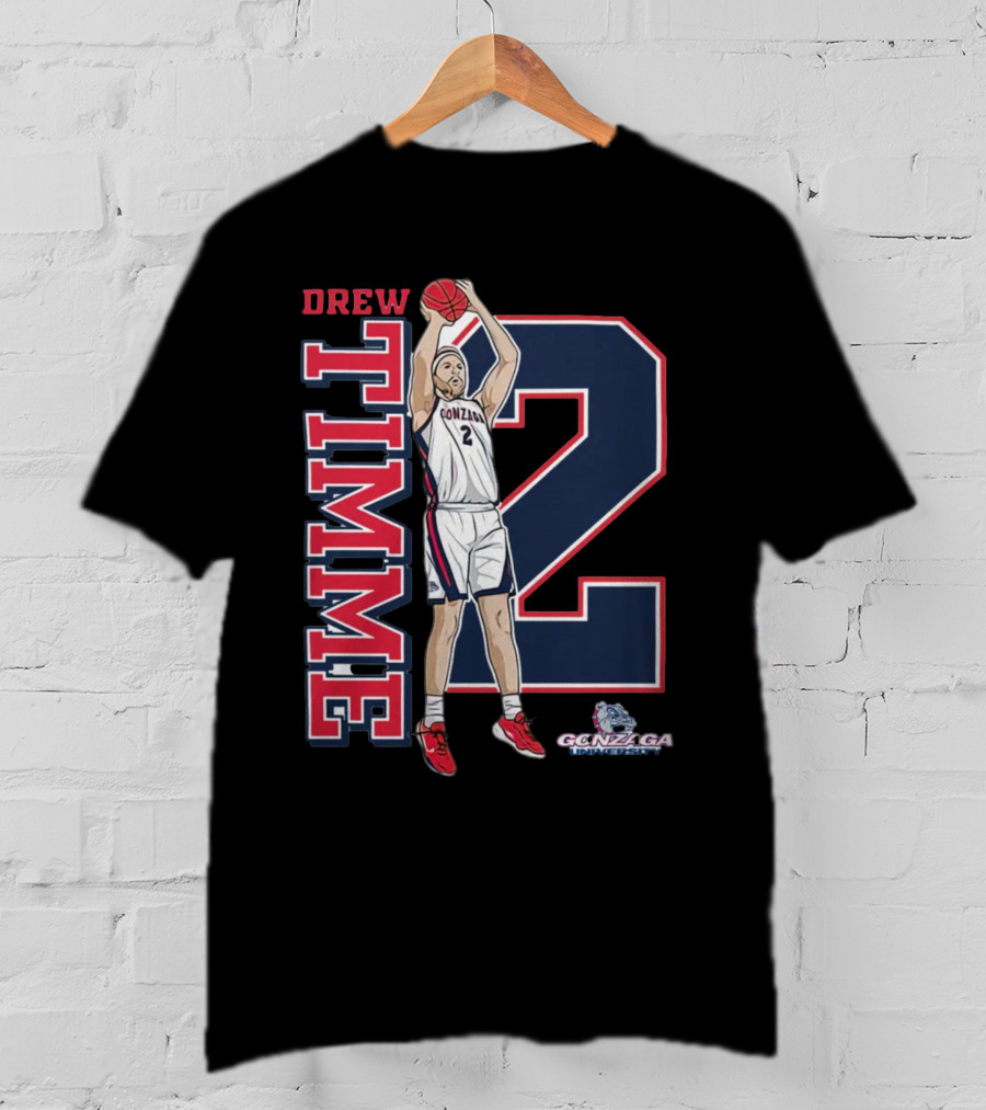 Drew Timme Gonzaga Basketball Number 2 Player Gonzaga University T-Shirt