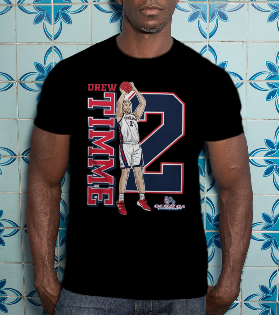 Drew Timme Gonzaga Basketball Number 2 Player Gonzaga University T-Shirt