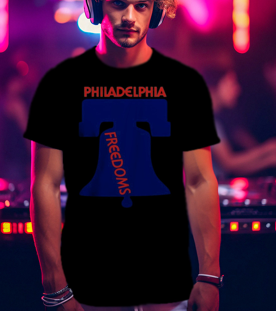 Philadelphia Freedoms Liberty Bell T-Shirt