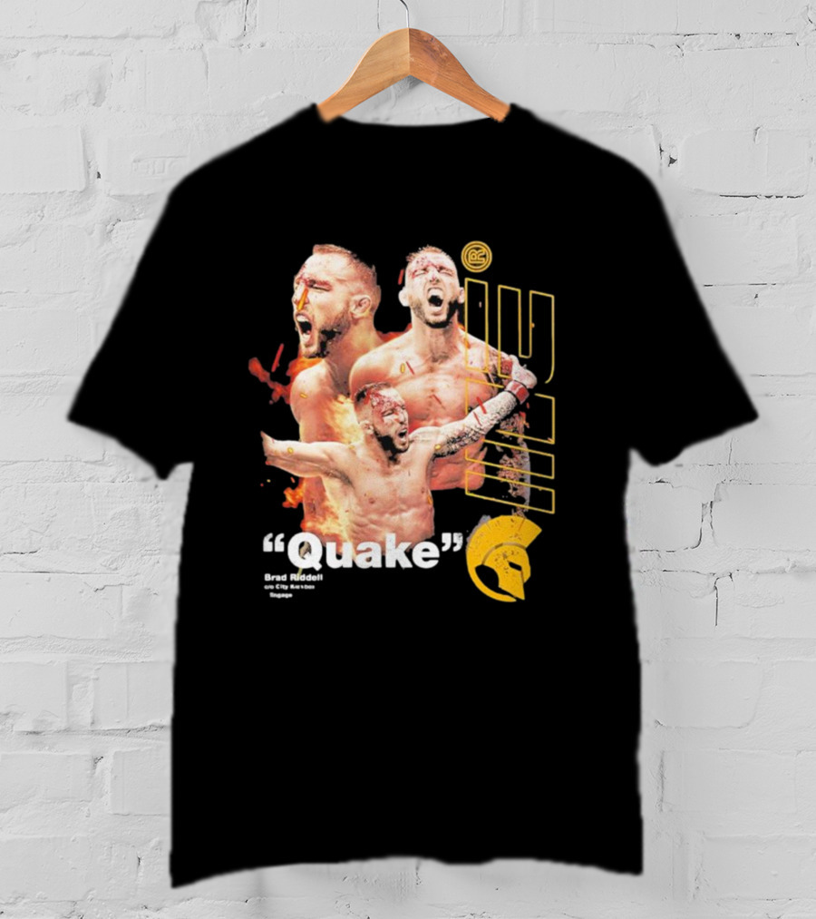 Brad Riddell Quake One City Kickboxing Image T-Shirt