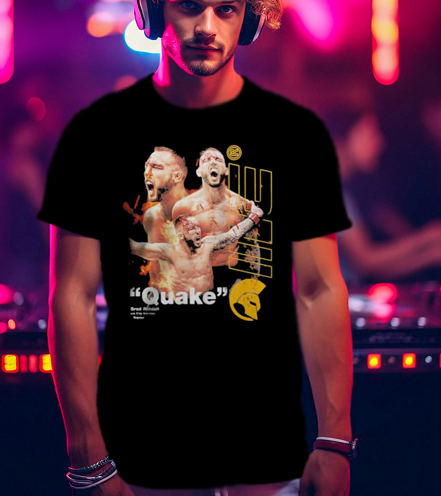 Brad Riddell Quake One City Kickboxing Image T-Shirt