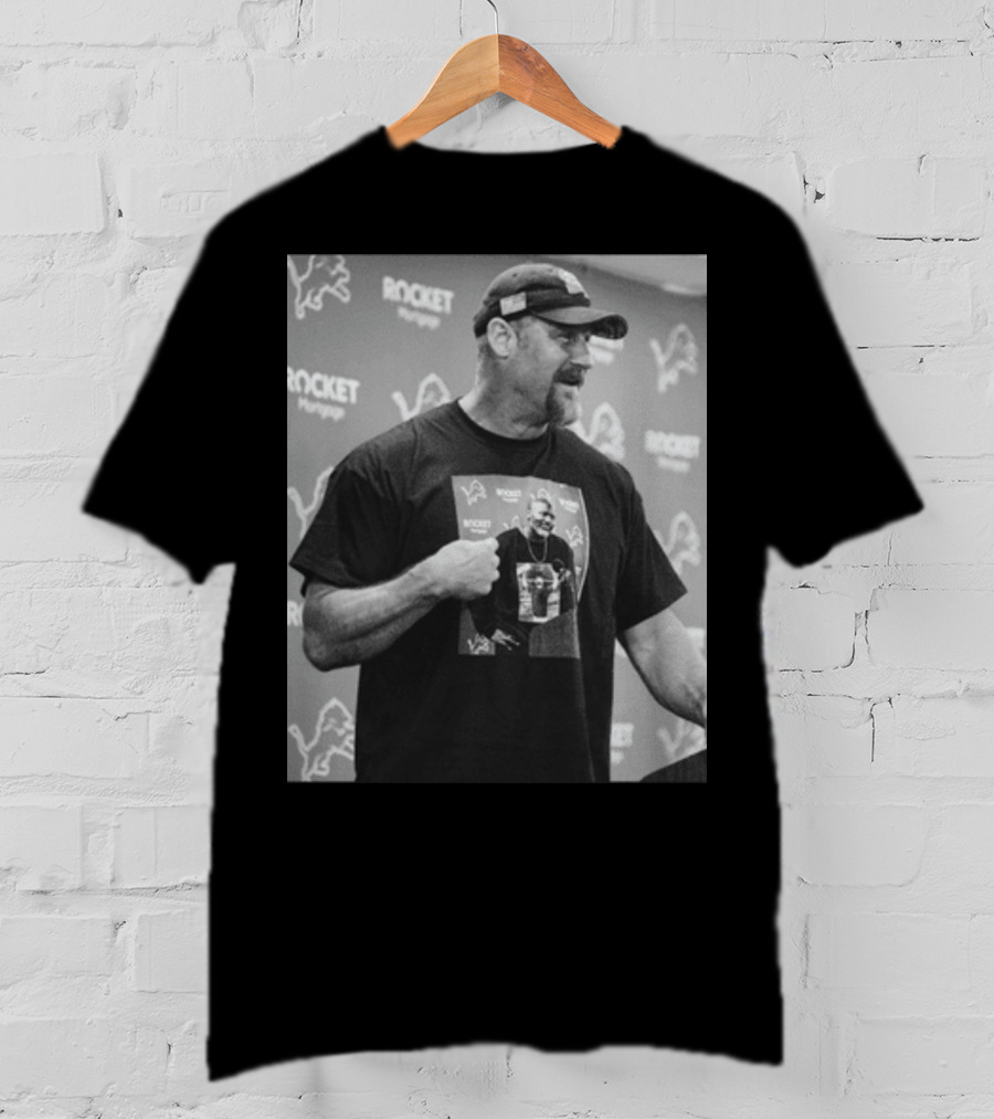 Rocket Mortgage Lions Press Conference Holmes Pulling Hilarious T-Shirt