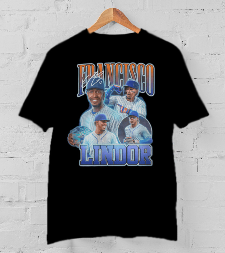 Francisco Lindor Signature Series Baseball Player T-Shirt