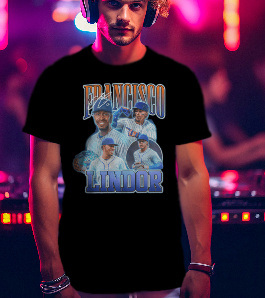 Francisco Lindor Signature Series Baseball Player T-Shirt