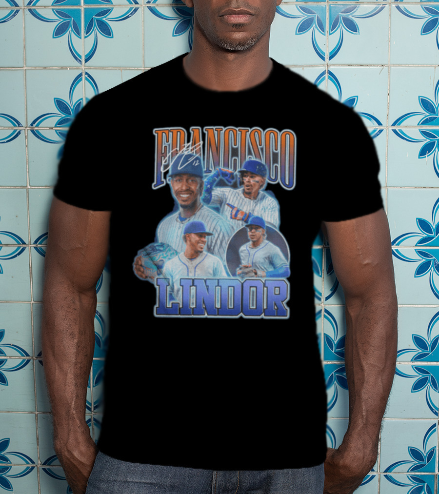 Francisco Lindor Signature Series Baseball Player T-Shirt