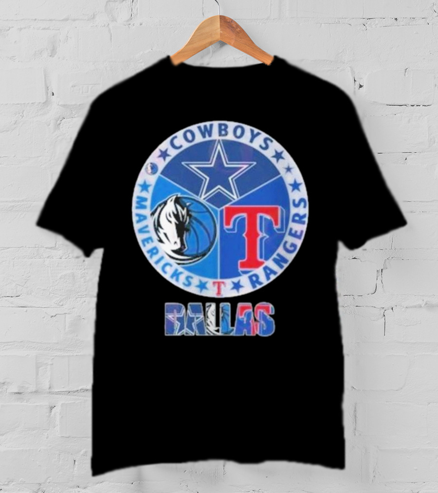 Dallas Cowboys Mavericks Rangers T-Shirt