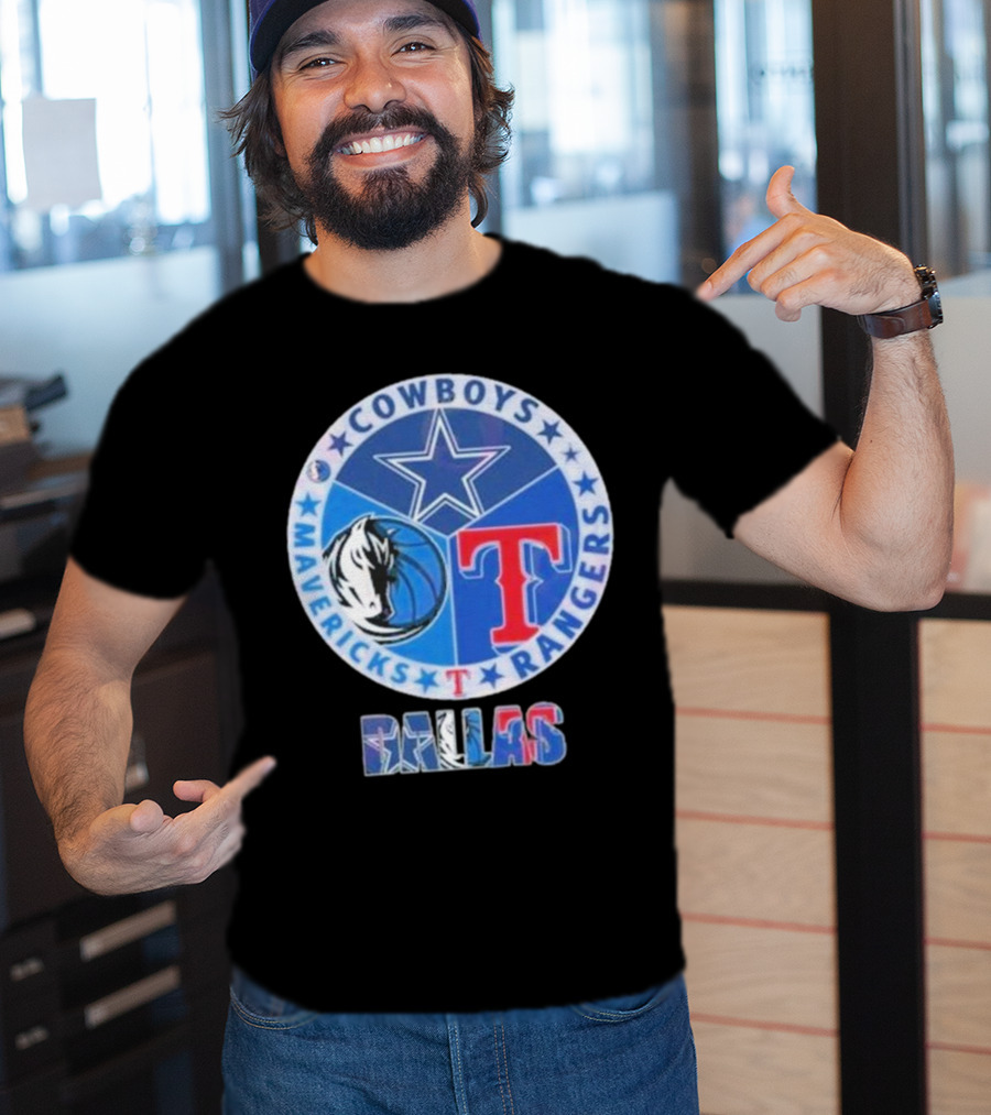 Dallas Cowboys Mavericks Rangers T-Shirt