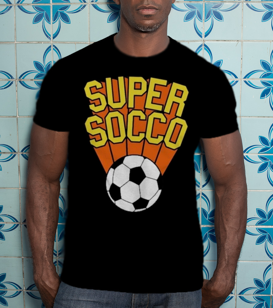 Super Socco Soccer Ball Burst T-Shirt