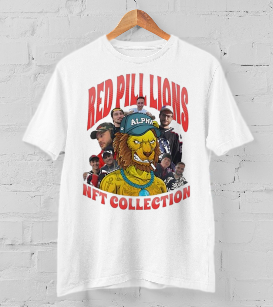 Red Pill Lions NFT Collection Alpha T-Shirt
