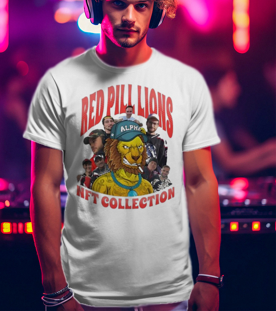Red Pill Lions NFT Collection Alpha T-Shirt