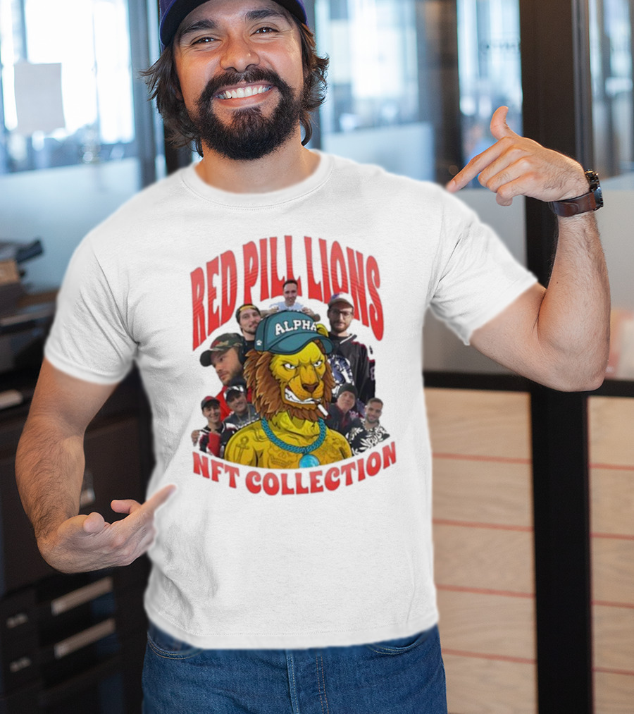 Red Pill Lions NFT Collection Alpha T-Shirt