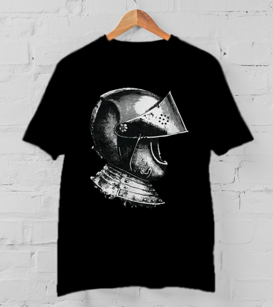 A Knight Helmet Medieval Armor T-Shirt