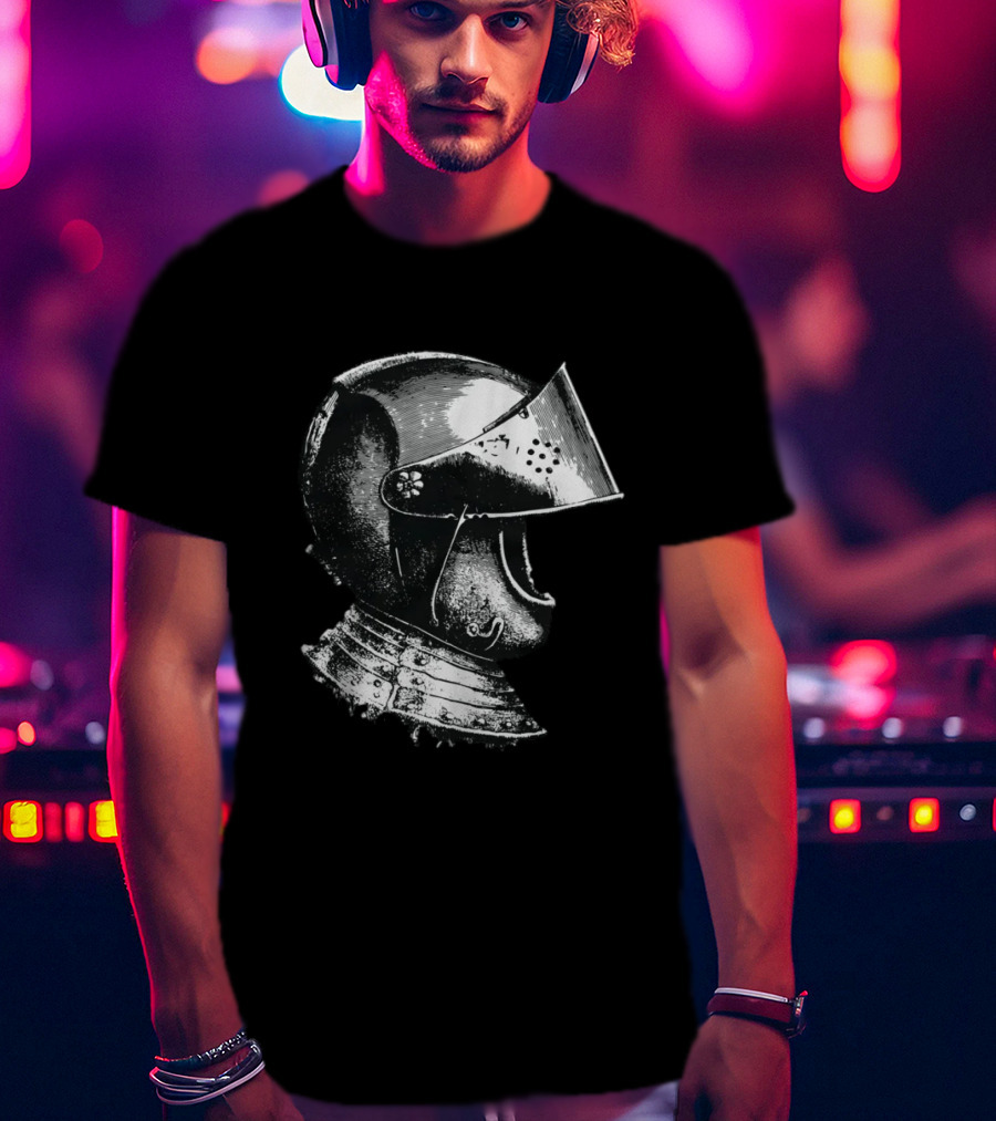 A Knight Helmet Medieval Armor T-Shirt