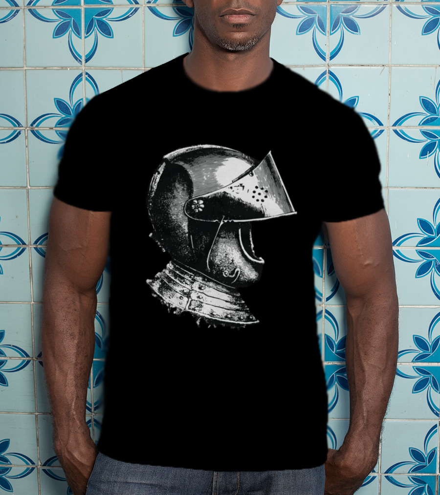 A Knight Helmet Medieval Armor T-Shirt