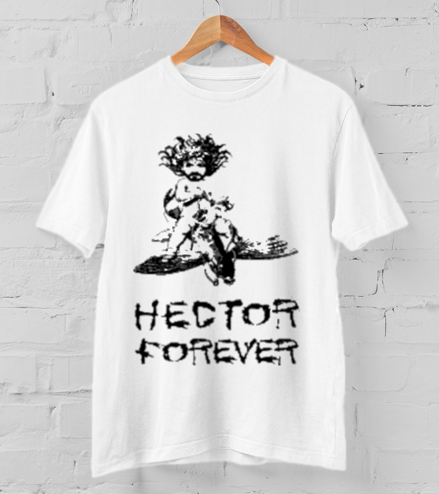 Hector Forever Fish Cherub Statue T-Shirt