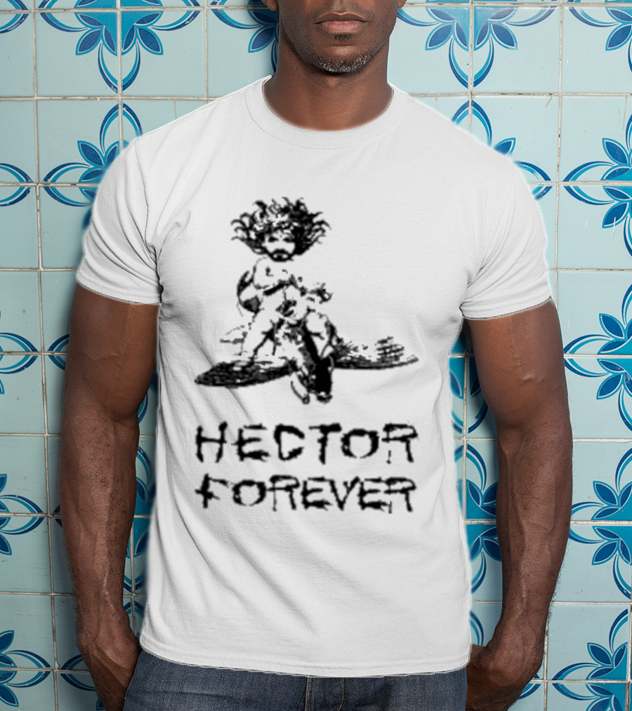 Hector Forever Fish Cherub Statue T-Shirt