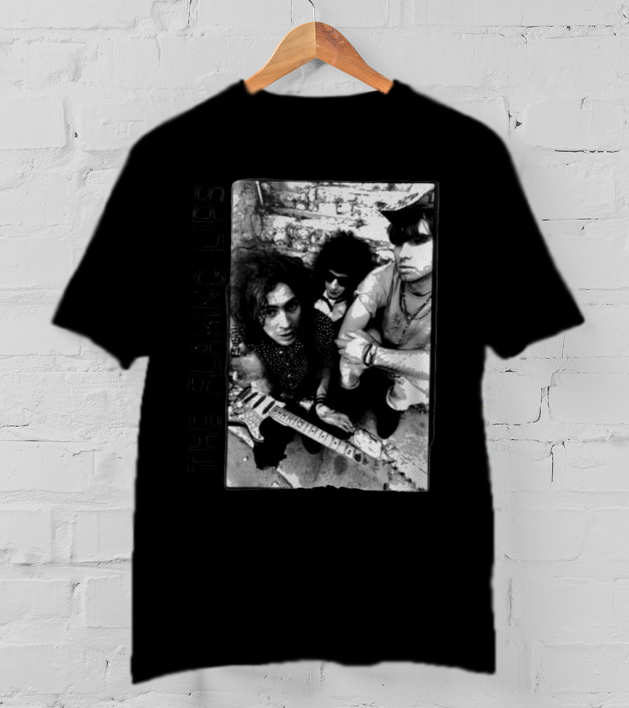 The Flaming Lips She Don’t Use Jelly Black And White Band Photo T-Shirt