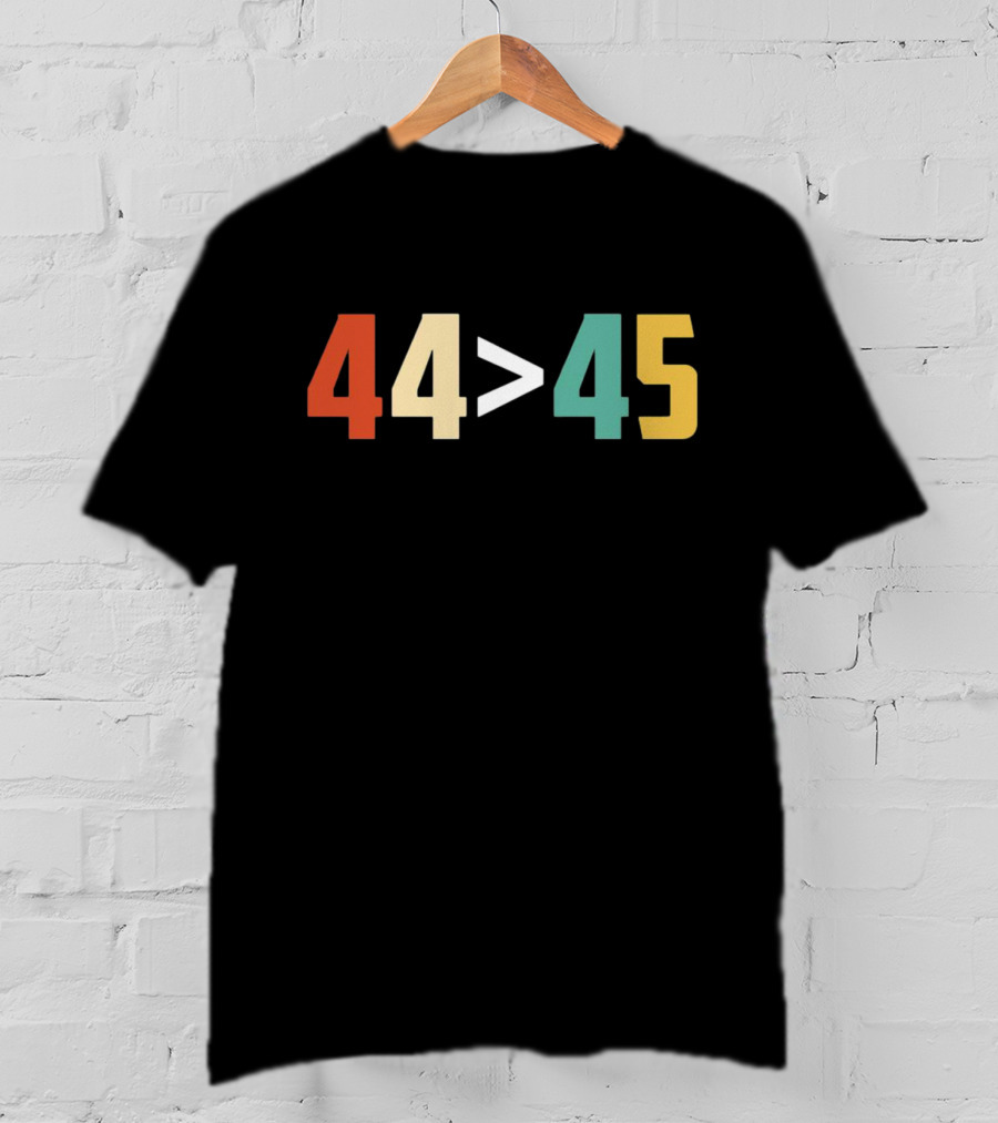 44 Greater Than 45 Retro Colors T-Shirt