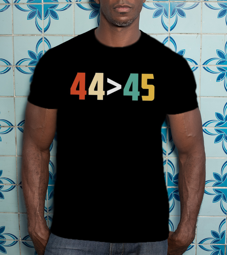 44 Greater Than 45 Retro Colors T-Shirt