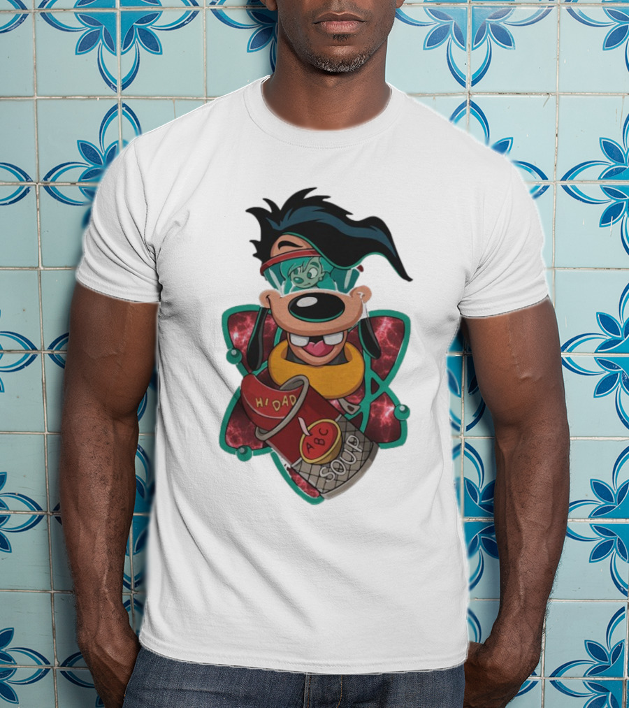 Hi Dad Goofy ABC Soup Can T-Shirt