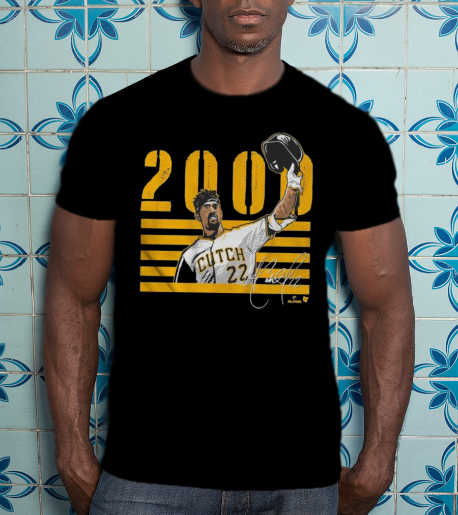 Pittsburgh Cutch 22 2000 Hits Celebration MLB Player T-Shirt