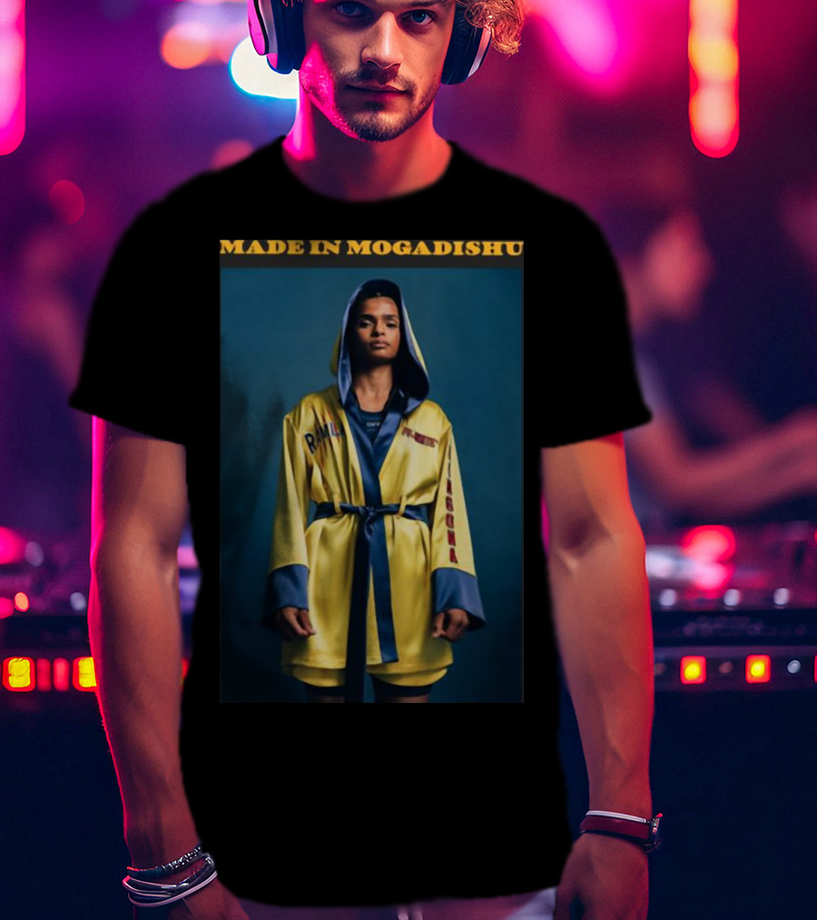 Made In Mogadishu Boxing Robe DAZN Athlete Promo T-Shirt