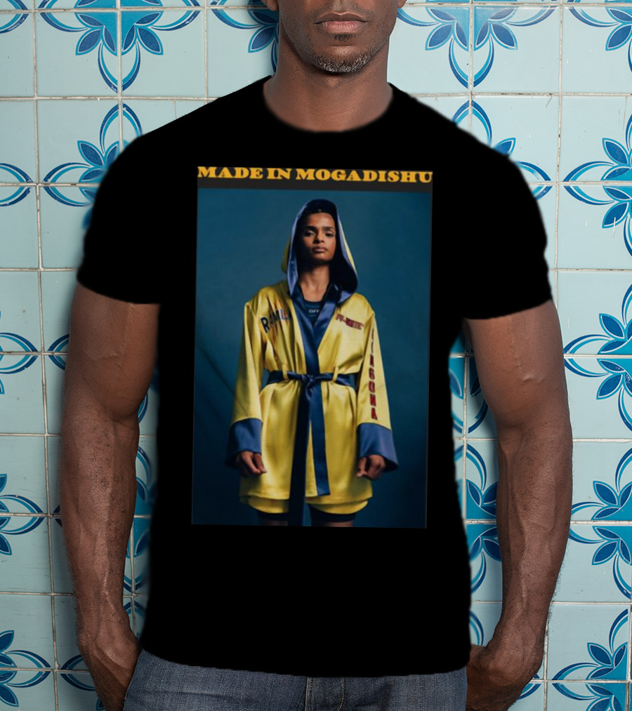 Made In Mogadishu Boxing Robe DAZN Athlete Promo T-Shirt