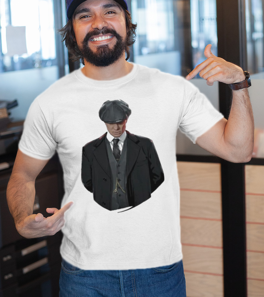 Peaky Blinders Thomas Shelby Suit And Cap Iconic T-Shirt