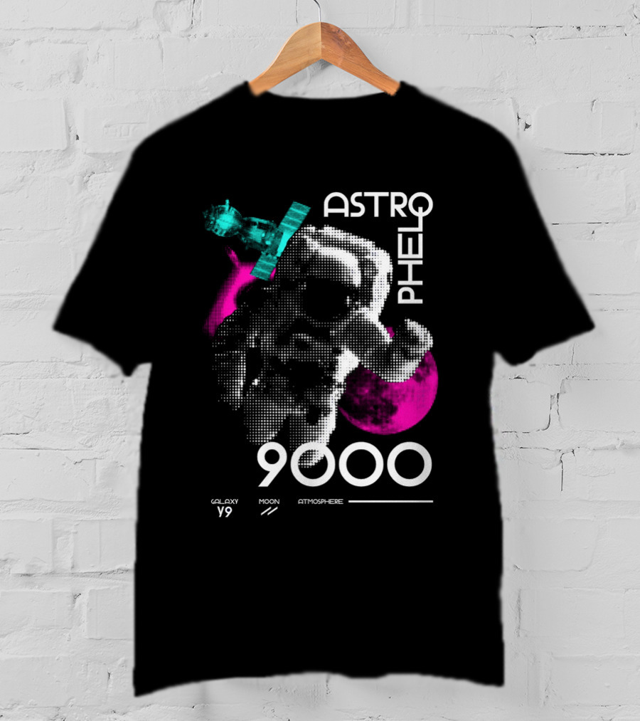 Astrophel 9000 Galaxy V9 Moon Atmosphere T-Shirt