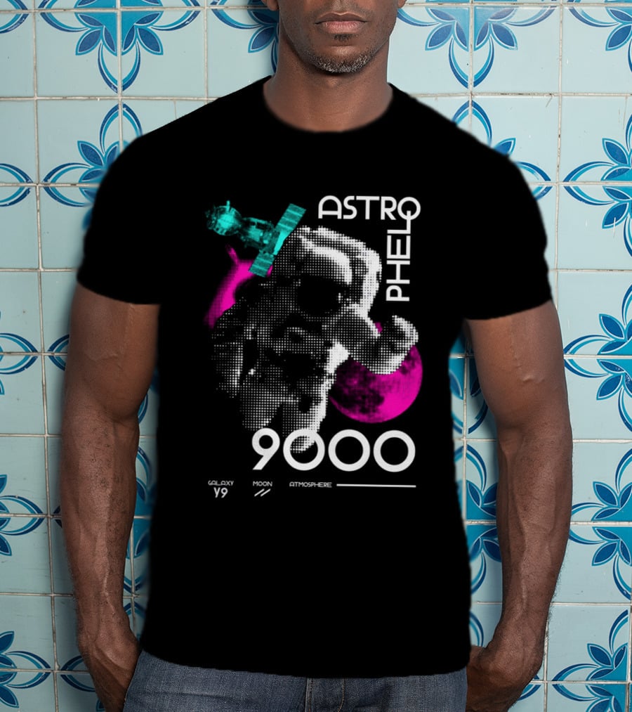 Astrophel 9000 Galaxy V9 Moon Atmosphere T-Shirt