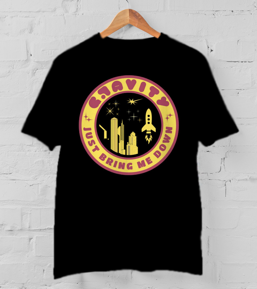 Gravity Just Bring Me Down Rocket City Stars T-Shirt