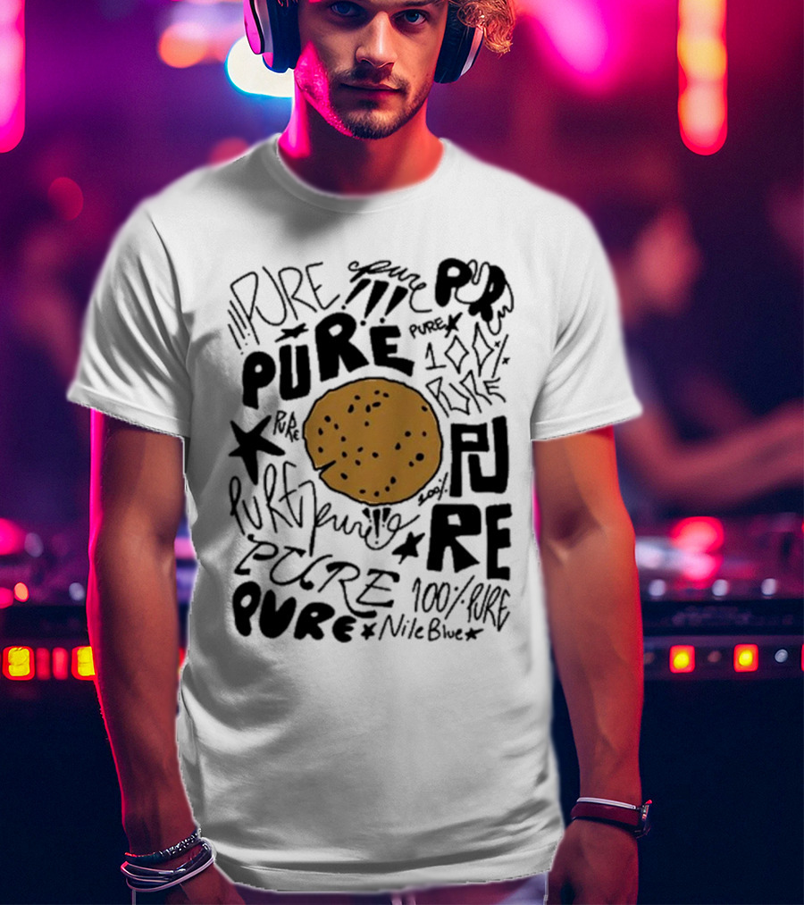 NileBlue Cookie Pure 100% Pure Pure Pure T-Shirt