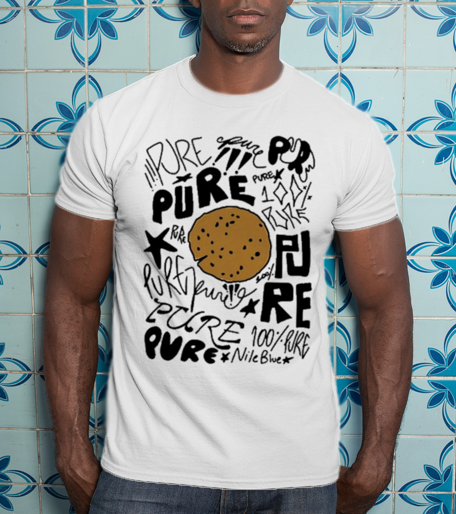 NileBlue Cookie Pure 100% Pure Pure Pure T-Shirt