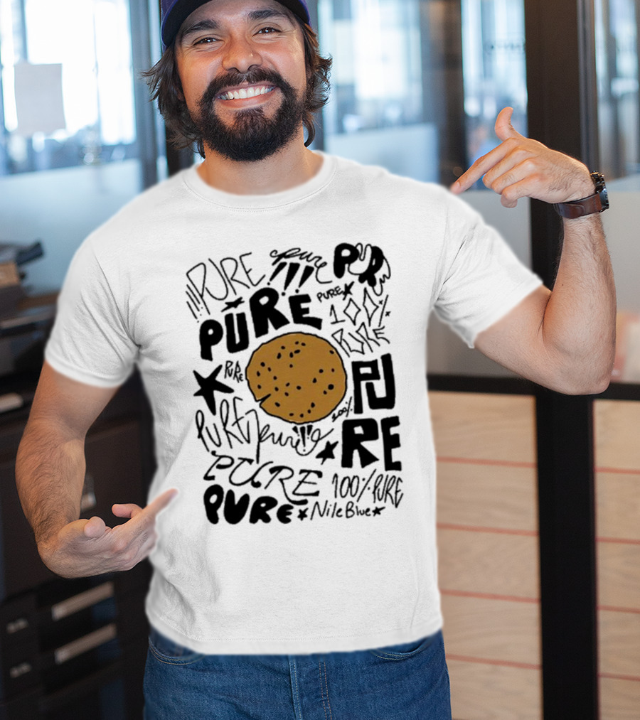 NileBlue Cookie Pure 100% Pure Pure Pure T-Shirt