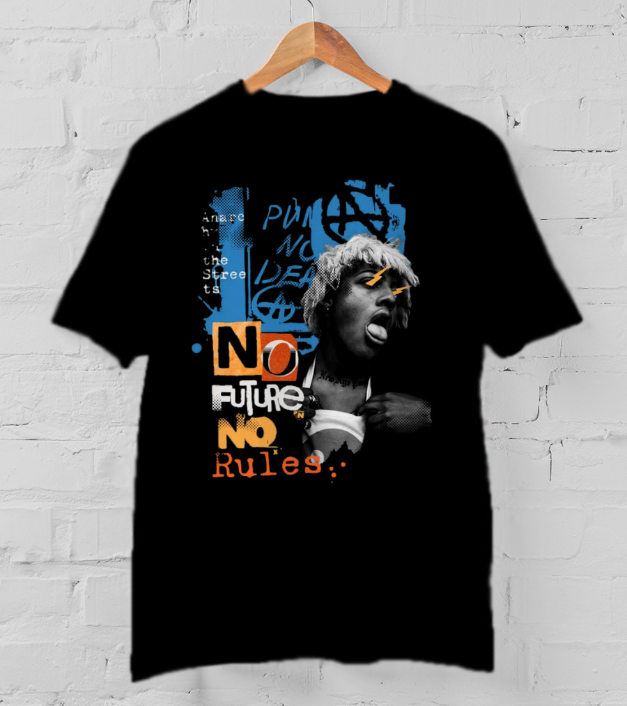 Punk Anarchy Streets No Future No Rules T-Shirt