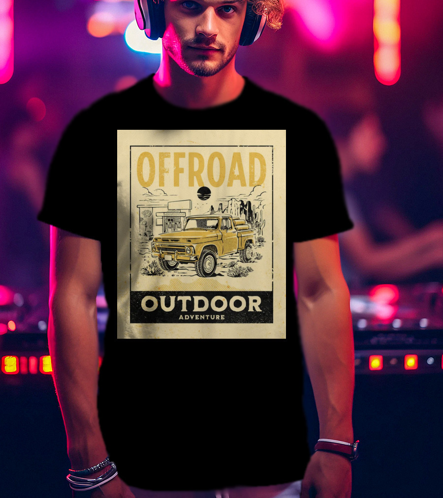 Offroad Outdoor Adventure Pickup Truck T-Shirt