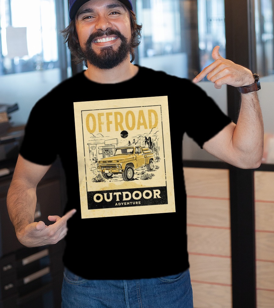 Offroad Outdoor Adventure Pickup Truck T-Shirt