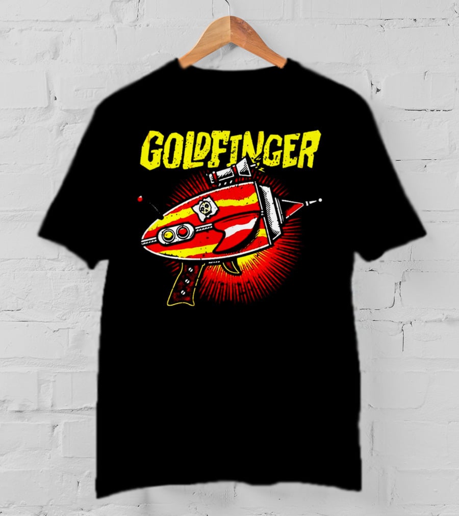 Goldfinger Band Retro Ray Gun T-Shirt