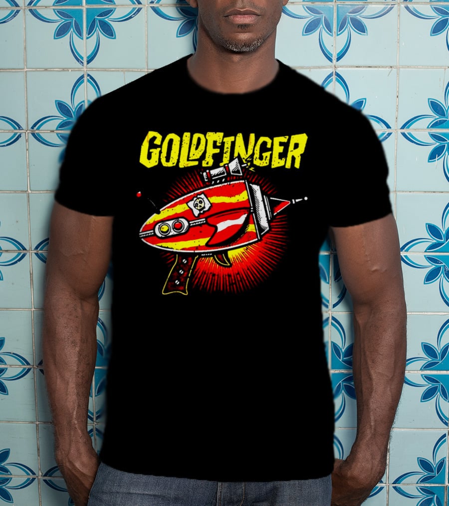 Goldfinger Band Retro Ray Gun T-Shirt
