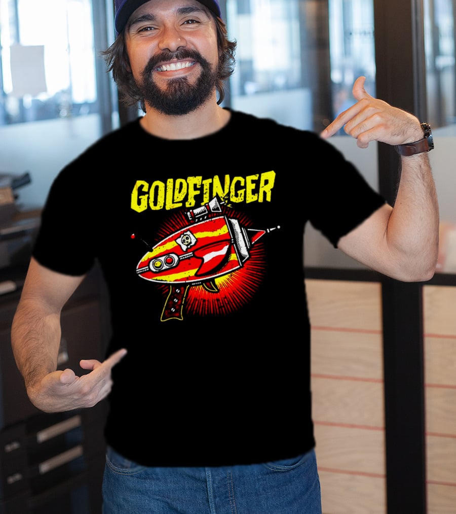 Goldfinger Band Retro Ray Gun T-Shirt