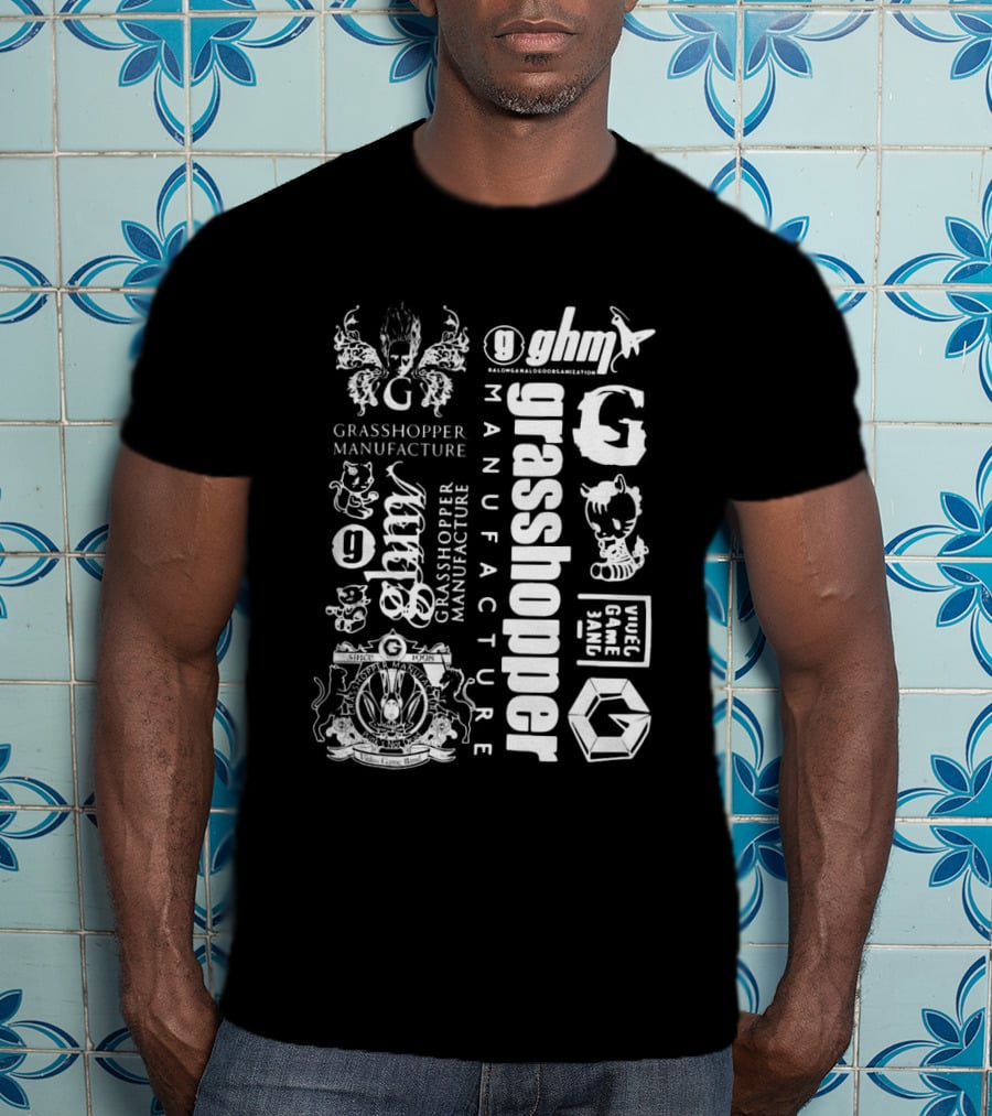 Grasshopper Manufacture GHM Grasshopper Manufacture Grasshopper GHM Uncle Game Jam T-Shirt