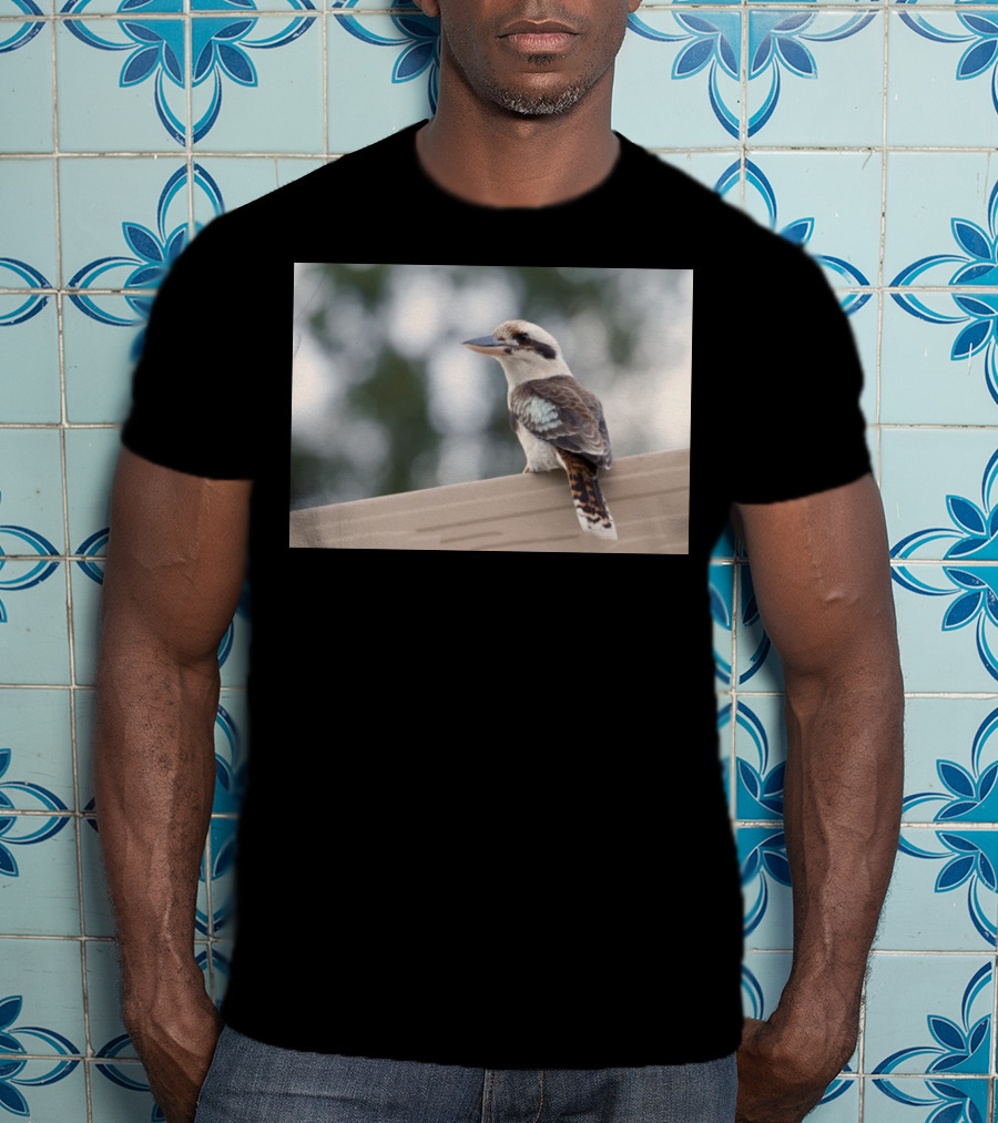 Australian Kookaburra Bird Perched Outdoors T-Shirt